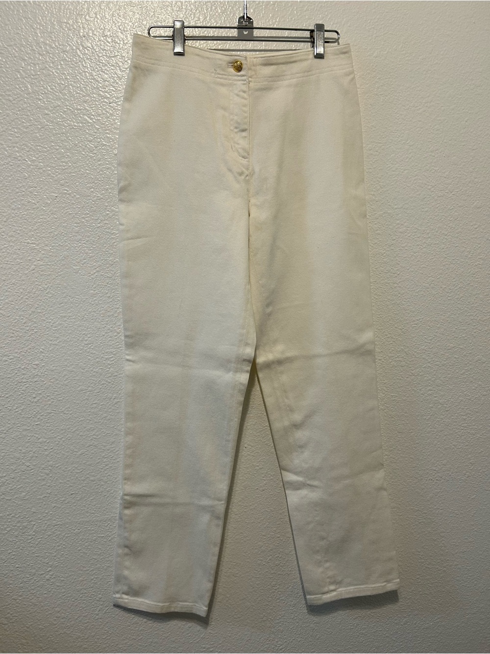 Ralph Lauren Vintage Cream Straight-Leg Women's Jeans